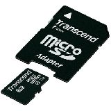 8 GB Transcend UHS-I microSDHC Class 10 Bulk inkl. Adapter auf SD