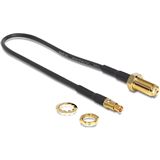 (€44,50*/1m) 0.20m Delock WLAN Antennenkabel RG-174 TS-9 Stecker (€44,50*/1m) 0.20m Delock WLAN Antennenkabel RG-174 TS-9 Stecker