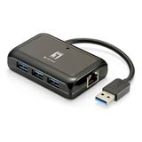 LevelOne USB-0502 Gigabit USB Netzwerk Adapter mit USB Hub LevelOne USB-0502 Gigabit USB Netzwerk Adapter mit USB Hub