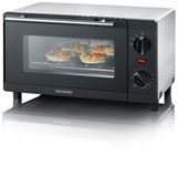 Severin TO 2052 Toastofen 800W 9L silber/schwarz