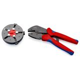Crimphebelzange L.250mm MultiCrimp m.2Komp.-H&uuml;llen KNIPEX