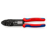 Crimpzange 0,5-2,5mm2 Stahl br&uuml;n. f.Steckverbinder KNIPEX