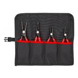 Sicherungsringzangensatz 4tlg. i.Rolltasche KNIPEX