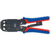 Crimpzange L.200mm brün. Westernstecker RJ10/11/12/45 KNIPEX Crimpzange L.200mm brün. Westernstecker RJ10/11/12/45 KNIPEX