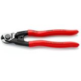 Drahtseilschere L.190mm pol. Drahtseil-D.6mm KNIPEX f.Kupferkabel