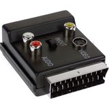 Inline Adapter S-VHS Video-Scart Adapter 20pol Scart St/Bu an 3x Inline Adapter S-VHS Video-Scart Adapter 20pol Scart St/Bu an 3x