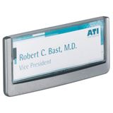 Türschild ABS B.149xH.52,5mm Sichtfenster Acryl Rücken Türschild ABS B.149xH.52,5mm Sichtfenster Acryl Rücken