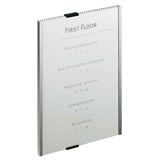 Tür-/Infoschild B.210xH.297mm Rückenteil Alu. Abdeckung Tür-/Infoschild B.210xH.297mm Rückenteil Alu. Abdeckung