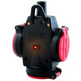 ABL SURSUM 2KT-Schutzkontakt-3fach-Kupplung rt/sw 2,5 qmm 1173543 ABL SURSUM 2KT-Schutzkontakt-3fach-Kupplung rt/sw 2,5 qmm 1173543