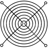 Cooltek Lüftergitter für 140mm Lüfter schwarz (Gitter Cooltek Lüftergitter für 140mm Lüfter schwarz (Gitter