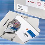 Herma 100 CD-PostPack Versandkuvert mit Steckverschluss weiß Herma 100 CD-PostPack Versandkuvert mit Steckverschluss weiß