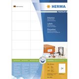 Herma 4453 Premium Universal-Etiketten 7.0x3.6 cm (100 Blatt (2400 Herma 4453 Premium Universal-Etiketten 7.0x3.6 cm (100 Blatt (2400