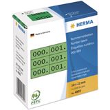 Herma 4805 grün/schwarz selbstklebend 3fach Nummernetiketten Herma 4805 grün/schwarz selbstklebend 3fach Nummernetiketten