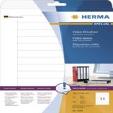 Herma 5069 Video-Etiketten 14.73x2 cm (25 Blatt (325 Etiketten)) Herma 5069 Video-Etiketten 14.73x2 cm (25 Blatt (325 Etiketten))