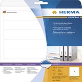 Herma 5090 blickdicht Ordneretiketten 19.2x3.8 cm (25 Blatt (175 Etiketten))