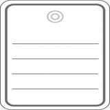 Herma Stückwarenanhänger 48x65 mm mit Kunststofföse Herma Stückwarenanhänger 48x65 mm mit Kunststofföse