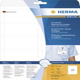Herma Namens-Einsteckschild. A4 90x54 mm weiß Karton 250 St. Herma Namens-Einsteckschild. A4 90x54 mm weiß Karton 250 St.