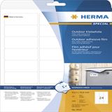 Herma 9532 Outdoor Klebefolie 6.35x3.39 cm (10 Blatt (240 Etiketten))