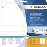 Herma 10017 repositionierbar Adressetiketten 9.91x4.23 cm (25 Blatt