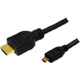 (&euro;7,90*/1m) 1.00m LogiLink HDMI Anschlusskabel Micro HDMI