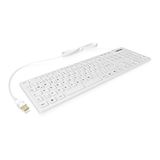 KeySonic KSK-8003 IN USB Deutsch wei&szlig; (kabelgebunden)