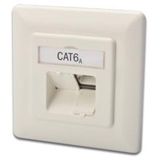 Digitus Cat6a 2x RJ45 Unterputzdose weiss