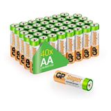 GP Batteries Super LR6 Alkaline AA Mignon Batterie 1.5 V 40er Pack GP Batteries Super LR6 Alkaline AA Mignon Batterie 1.5 V 40er Pack