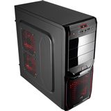 AeroCool V3X Advance Devil Red Edition Midi Tower ohne Netzteil AeroCool V3X Advance Devil Red Edition Midi Tower ohne Netzteil