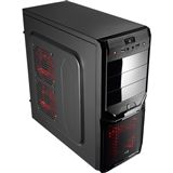 AeroCool V3X Black Edition Midi Tower ohne Netzteil schwarz AeroCool V3X Black Edition Midi Tower ohne Netzteil schwarz