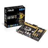 Asus H81M-C Intel H81 So.1150 Dual Channel DDR3 mATX Retail Asus H81M-C Intel H81 So.1150 Dual Channel DDR3 mATX Retail