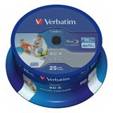 Verbatim BD-R 25 GB bedruckbar 25er Spindel (43811)