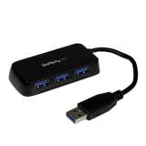 Startech ST4300MINU3B 4-port USB 3.0 extern ohne Netzteil schwarz Startech ST4300MINU3B 4-port USB 3.0 extern ohne Netzteil schwarz