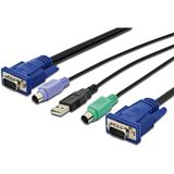 (€1,98*/1m) 3.00m Digitus KVM Anschlusskabel VGA 15pol Stecker + (€1,98*/1m) 3.00m Digitus KVM Anschlusskabel VGA 15pol Stecker +