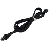 Phobya Verl&auml;ngerung 3Pin Molex extra lang 60cm - Schwarz