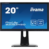 19.5" (49.50cm) iiyama ProLite B2083HSD-B1 schwarz 1600x900 VGA 19.5" (49.50cm) iiyama ProLite B2083HSD-B1 schwarz 1600x900 VGA