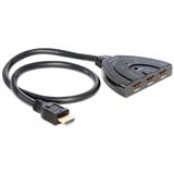 Delock 87619 3-fach HDMI-Umschalter manuell