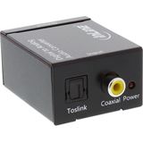 InLine Audio Adapter Digital zu Analog Toslink + Cinch Buchse auf InLine Audio Adapter Digital zu Analog Toslink + Cinch Buchse auf