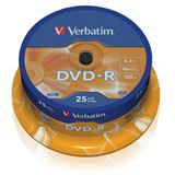 Verbatim DVD-R 4.7 GB 25er Spindel (43522)