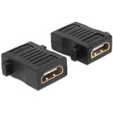 Delock HDMI Adapter High-Speed mit Ethernet HDMI-Buchse auf Delock HDMI Adapter High-Speed mit Ethernet HDMI-Buchse auf
