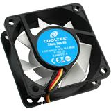 Cooltek Silent Fan 60x60x25mm 2000 U/min 13.2 dB(A) schwarz/weiß Cooltek Silent Fan 60x60x25mm 2000 U/min 13.2 dB(A) schwarz/weiß