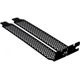InLine 2x schwarzes Slotblende f&uuml;r Geh&auml;use (66641B)
