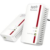 AVM FRITZ!Powerline 1000E 1200 MBit/s 1x LAN 10/100/1000 2er Pack AVM FRITZ!Powerline 1000E 1200 MBit/s 1x LAN 10/100/1000 2er Pack