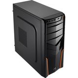 AeroCool V2X Orange Edition Midi Tower ohne Netzteil schwarz/orange AeroCool V2X Orange Edition Midi Tower ohne Netzteil schwarz/orange