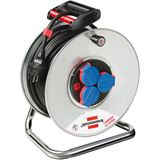 Brennstuhl Kabeltrommel 50m N05V3V3-F3G1,5mm2 3fach Steckdose/Thermostat IP44Garant S290