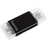 Hama 123950 OTG schwarzer microUSB / USB 2.0 Stick Single Slot Hama 123950 OTG schwarzer microUSB / USB 2.0 Stick Single Slot
