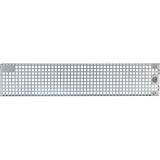 Inter-Tech IPC Frontgitter 2U silber abschlie&szlig;bar