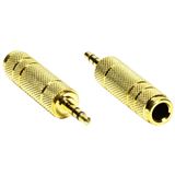Good Connections Audio Stereo Adapter 3,5mm Stecker an 6,3mm Kupplung Good Connections Audio Stereo Adapter 3,5mm Stecker an 6,3mm Kupplung