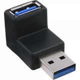 InLine USB 3.0 Adapter, Stecker A auf Buchse A, gewinkelt 90° InLine USB 3.0 Adapter, Stecker A auf Buchse A, gewinkelt 90°