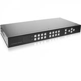 InLine HDMI 4x4 Multi View Matrix / Videowand Switch, 4 Eing&auml;nge