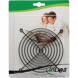 InLine L&uuml;ftergitter Metall, schwarz, 120x120mm